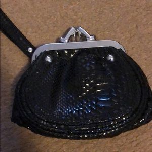 Small black wristlet